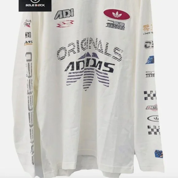 Adidas Originals Mens SS25 Moto Long Sleeve Tee